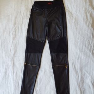 HOT KISS FAUX "VEGAN" LEATHER SPANDEX PANTS